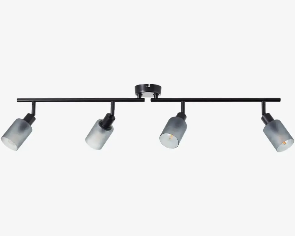 Loftspot Loralie Sort/Røgfarvet L.86 cm