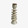 Lysestage sand H.14 cm