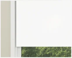 MørkL. m. Kæde Uni 90x210 cm Hvid