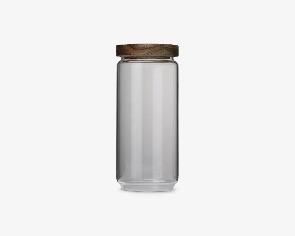 Opbevaringsglas med låg 1000 ml