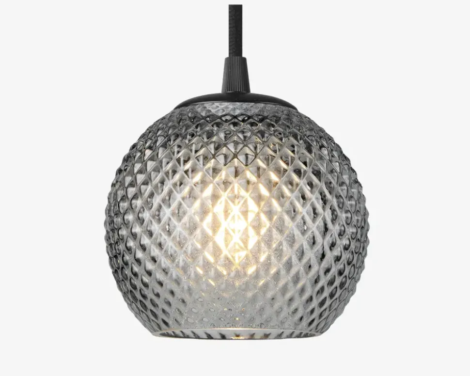 Pendel NOBB mini røgfarvet Ø.12 cm