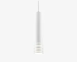 Pendel Tubex Mat Hvid H.26 cm