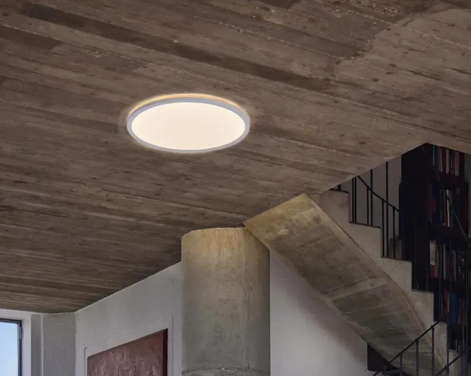 Plafond Ultra Slim Backlight hvid Ø.40 cm