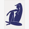 Plakat Figure Bleu 50X70 cm