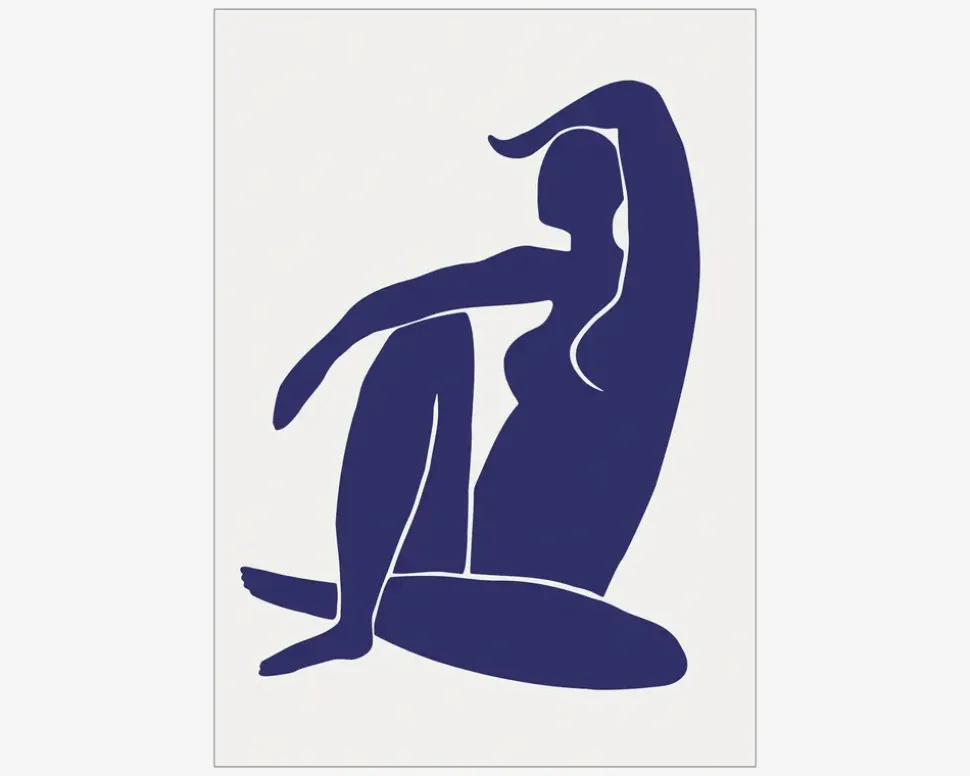 Plakat Figure Bleu 50X70 cm