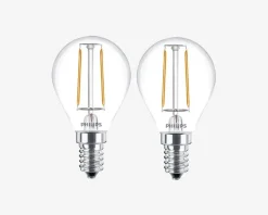 Pære Filament Krone E14 25W 2-Pak