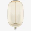 Pære Vintage oval guld E27 H.37 cm
