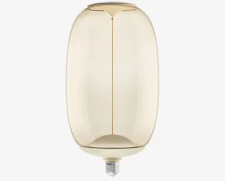 Pære Vintage oval guld E27 H.37 cm