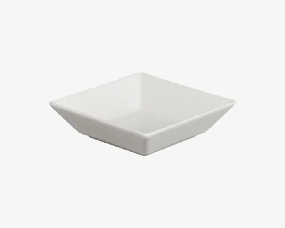 Quadro Skål 17,5x17,5 cm Hvid
