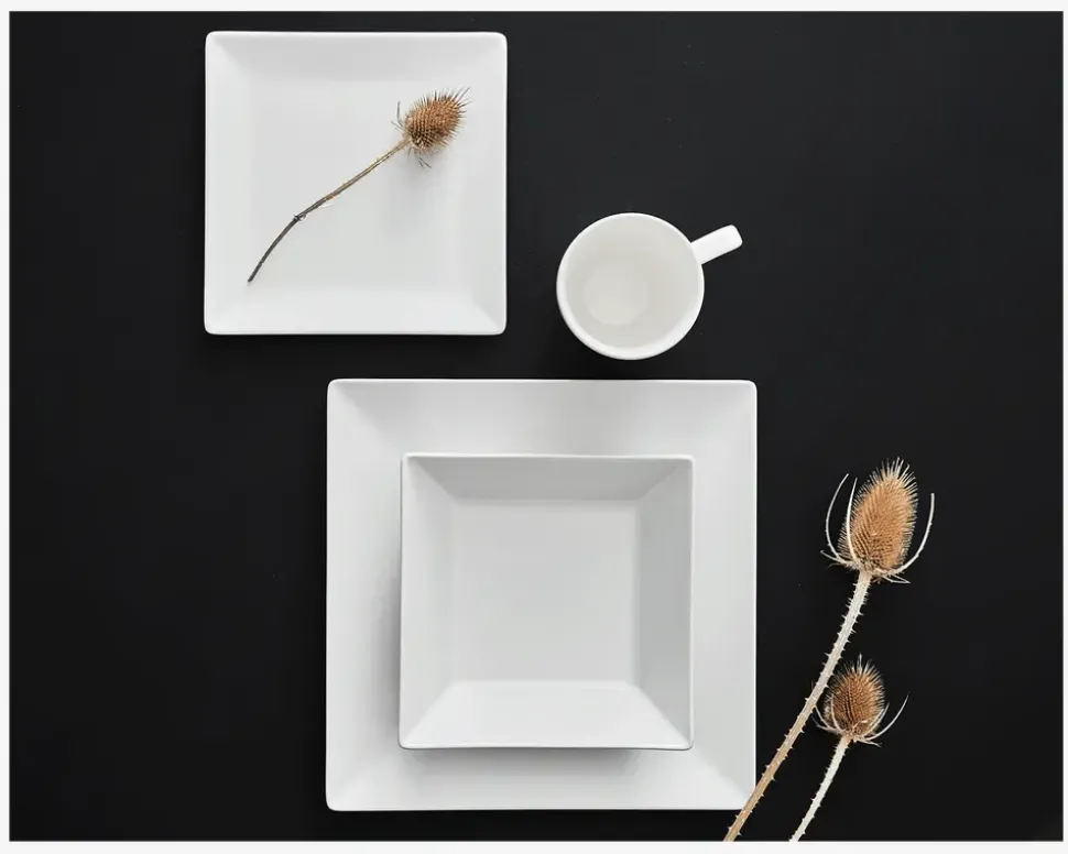 Quadro Stoneware 21 cm Hvid