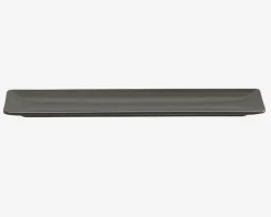 Quadro Tallerken Rektangulær 30x8 cm Sort