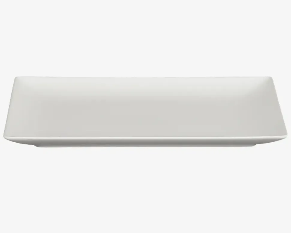 Quadro Tallerken Rektangulær 30x20 cm Hvid