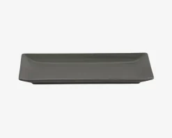 Quadro Tallerken Rektangulær 25x15 cm Sort