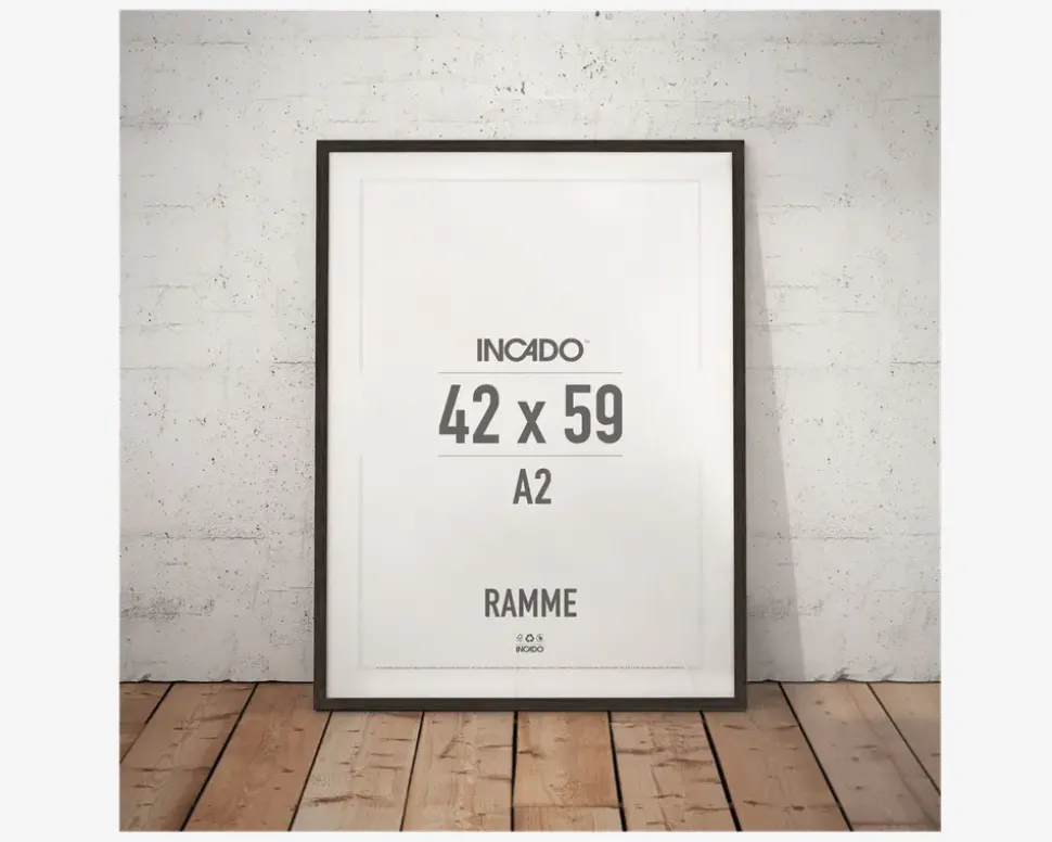 Ramme Røget Eg Slim 42 x 59,4 cm