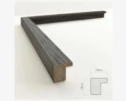 Ramme Røget Eg Slim 40 x 50 cm