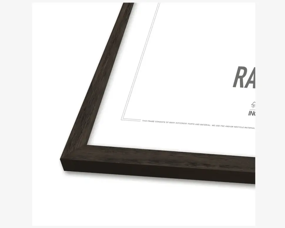 Ramme Røget Eg Slim 21 x 29,7 cm