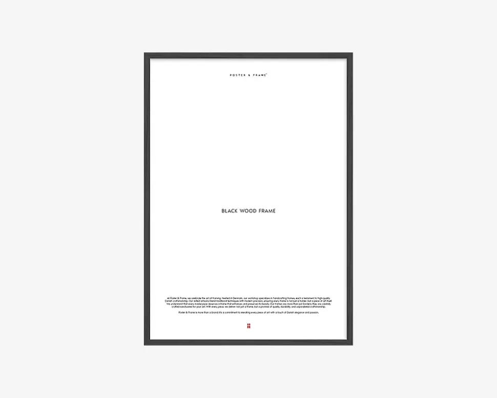 Ramme sort 50x70 cm