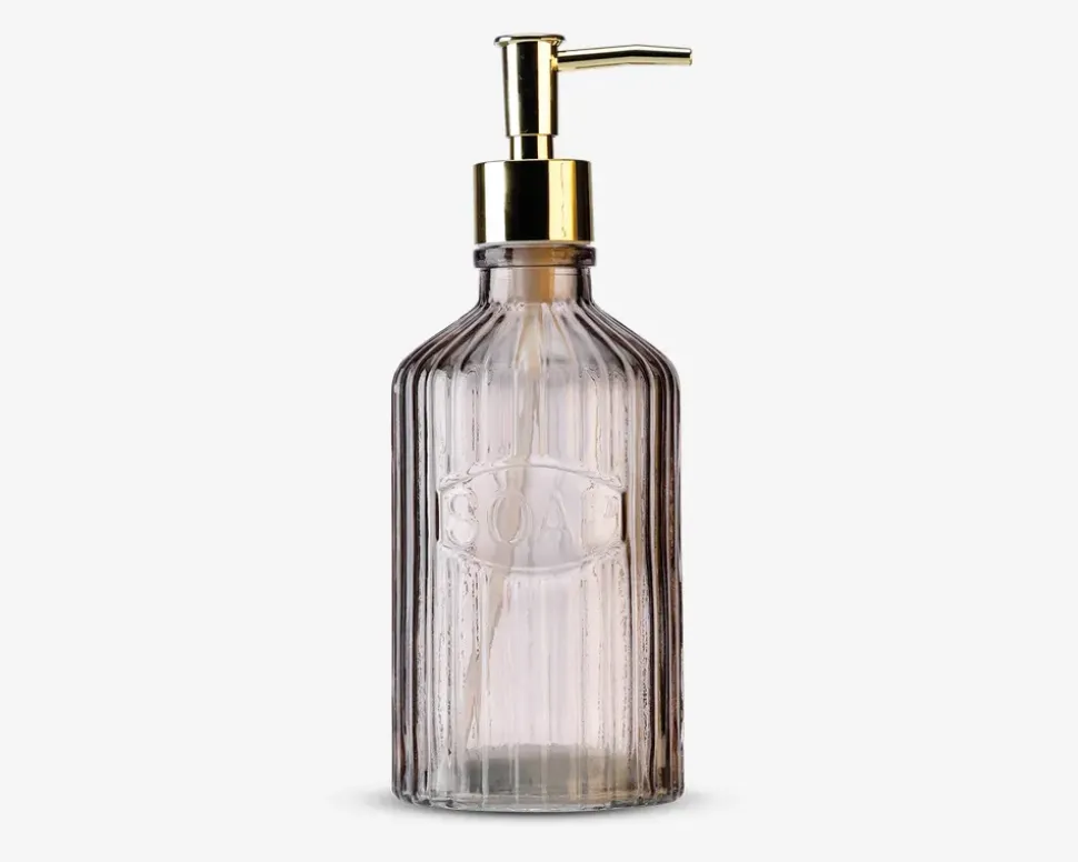 Sæbedispenser glas klar 450 ml