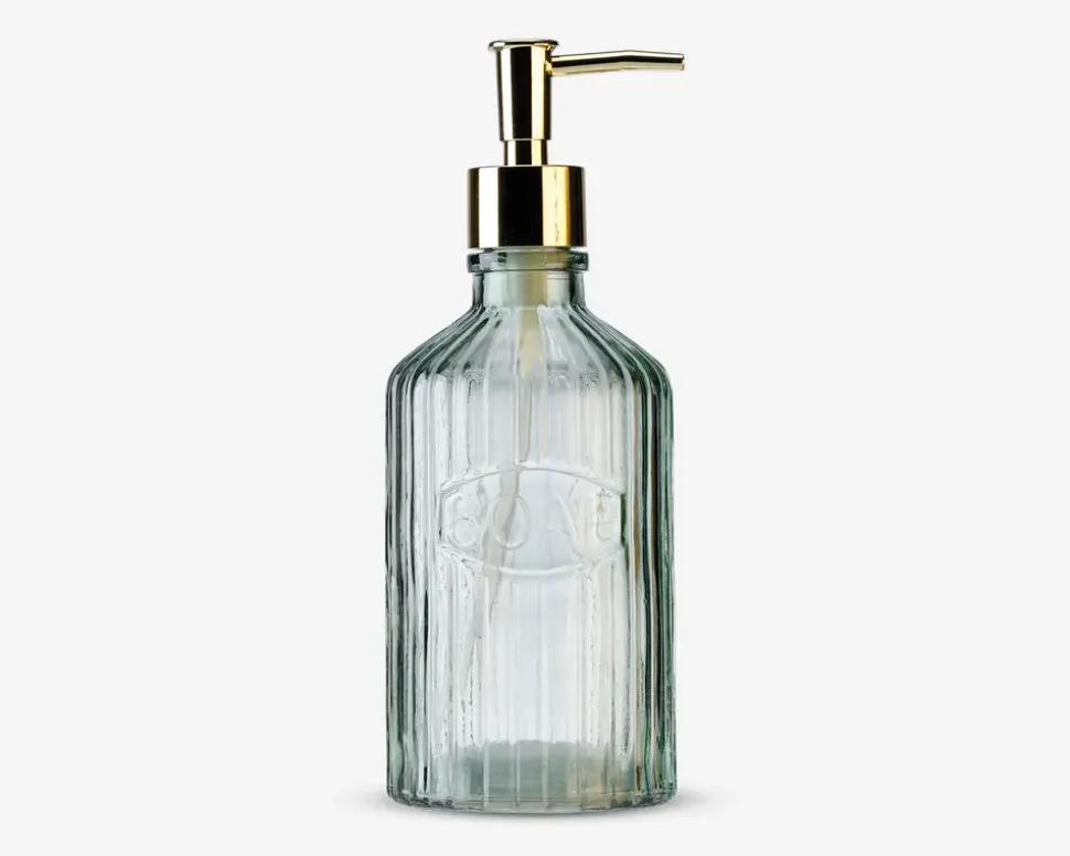 Sæbedispenser glas klar 450 ml