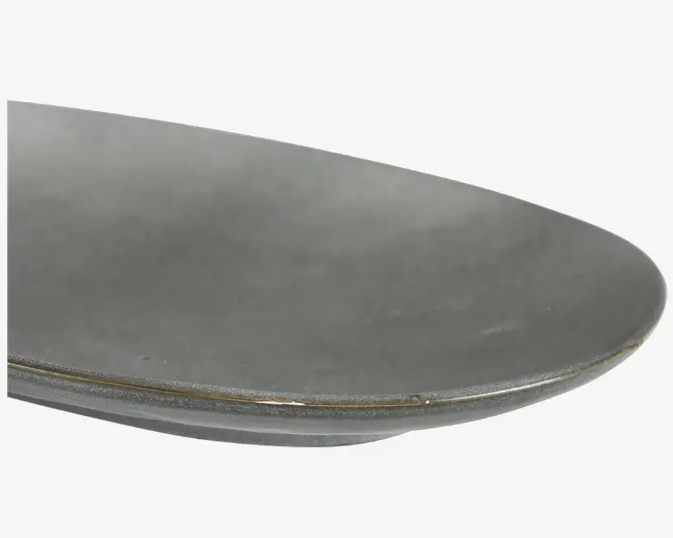 Serveringsfad Oval Grå 31 x 17,5 cm