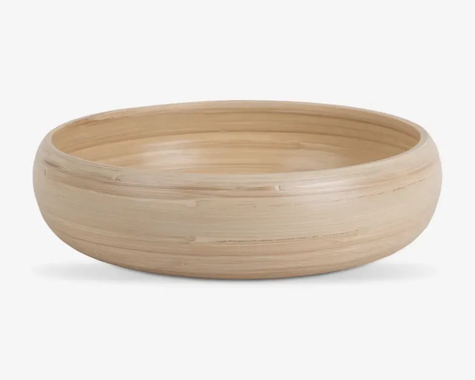 Serveringsskål bambus natur Ø.30 cm