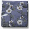 Servietter blå blomster 33x33 cm