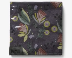 Servietter flower 33x33 cm