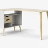 Skrivebord Delta Hvid/Eg