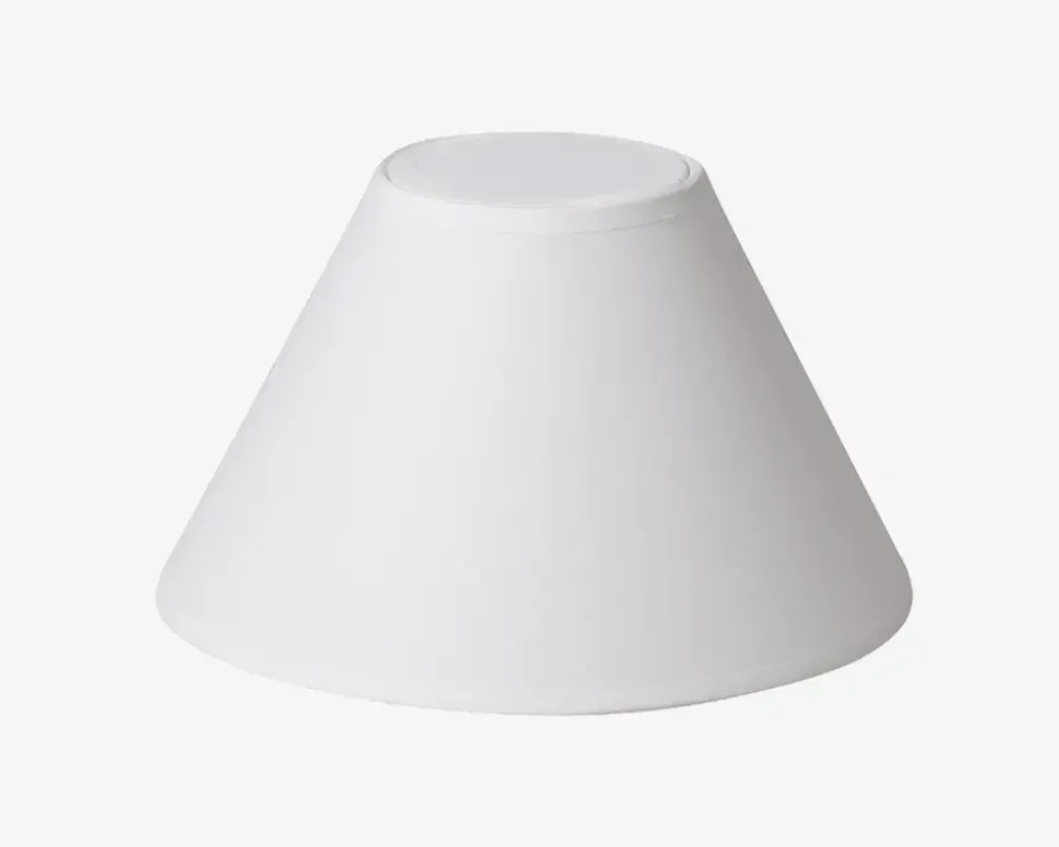 Skærm Emma Casa H. 14 cm Hvid