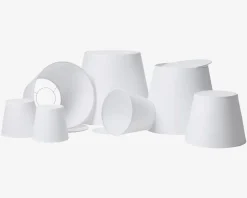 Skærm Emma Domus H. 28 cm Hvid