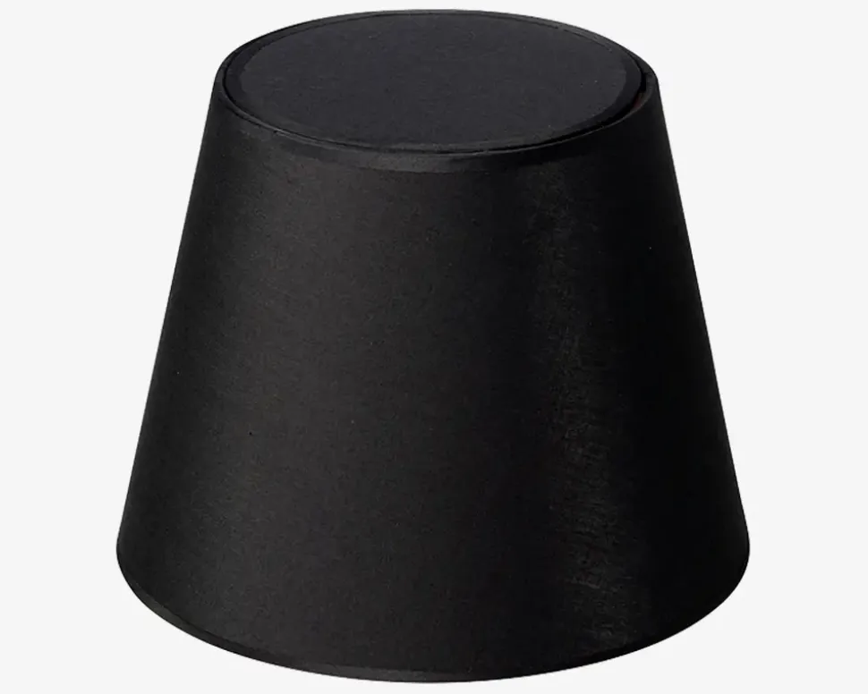 Skærm Isabella Domus sort/kobber H.16,5 cm