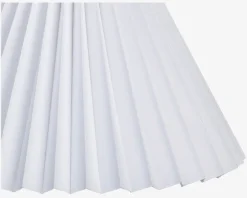 Skærm Plisse Empire Hvid 23 cm