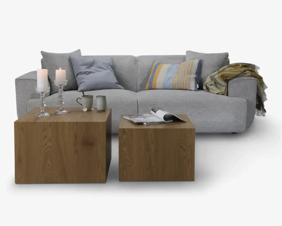 Sofa 3 Pers. Grå/Beige