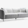 Sofa 3 pers. lys beige møbelstof