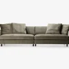 Sofa 4 Pers. Motive grøn fløjl