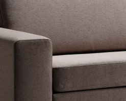 Sofa 2 pers. taupe møbelstof