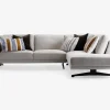 Sofa m. Åben Afslutning Beige Højrevendt