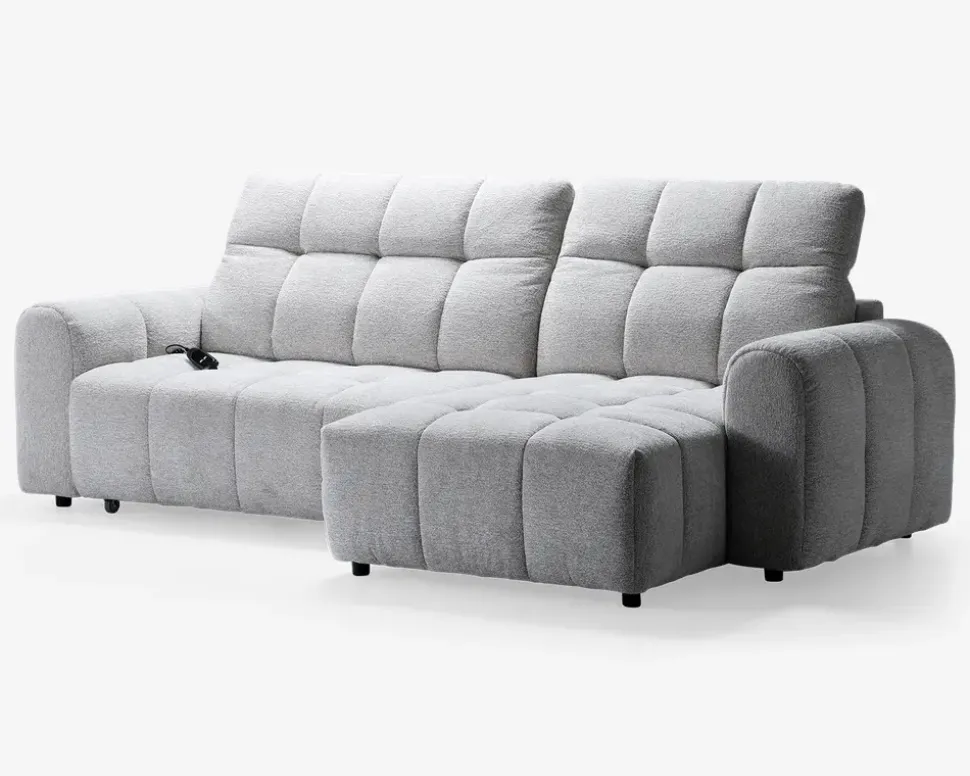 Sofa med chaiselong højre relaxfunktion