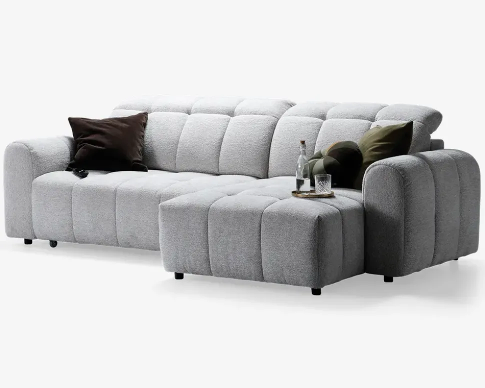 Sofa med chaiselong højre relaxfunktion