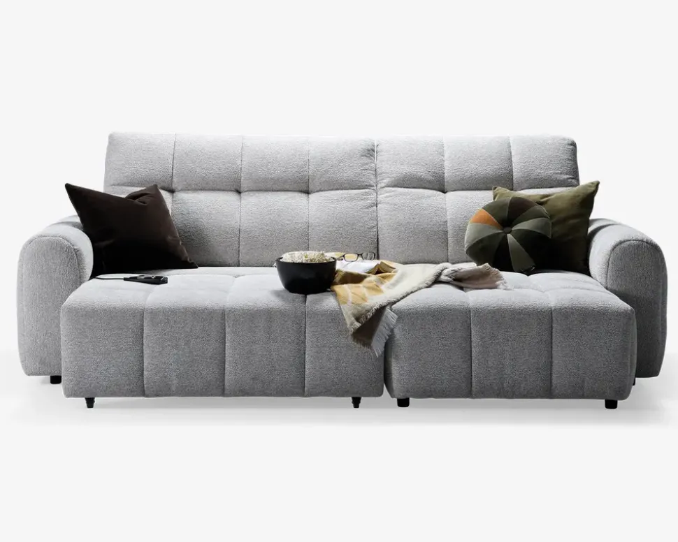 Sofa med chaiselong højre relaxfunktion