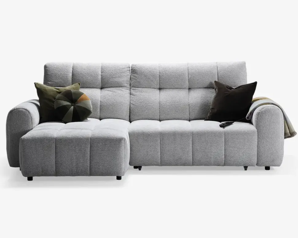 Sofa med chaiselong venstre relaxfunktion