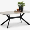 Sofabord 60x120 cm travertin