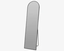 Spejl stående sort H.150 cm