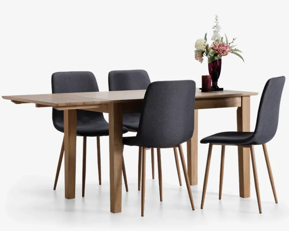 Spisebord med Klap B.80 x L.120 cm