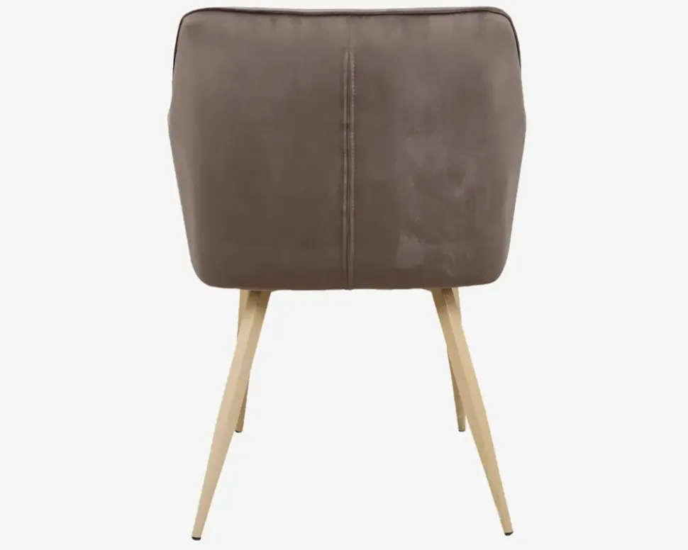 Spisebordsstol med armlæn i beige