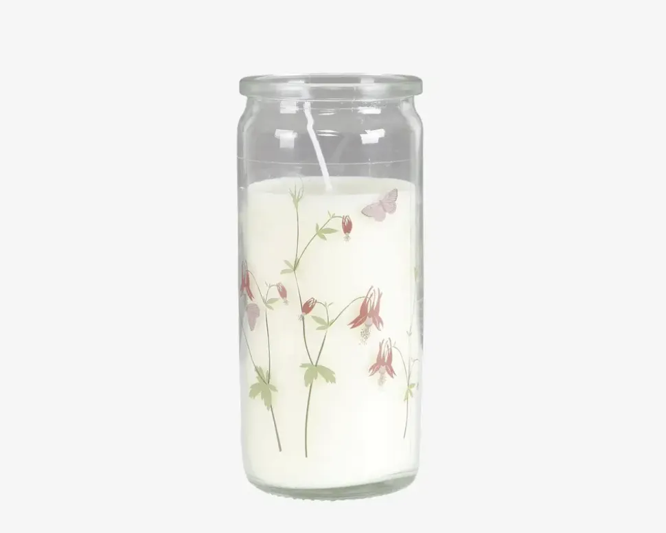 Stearinlys i glas