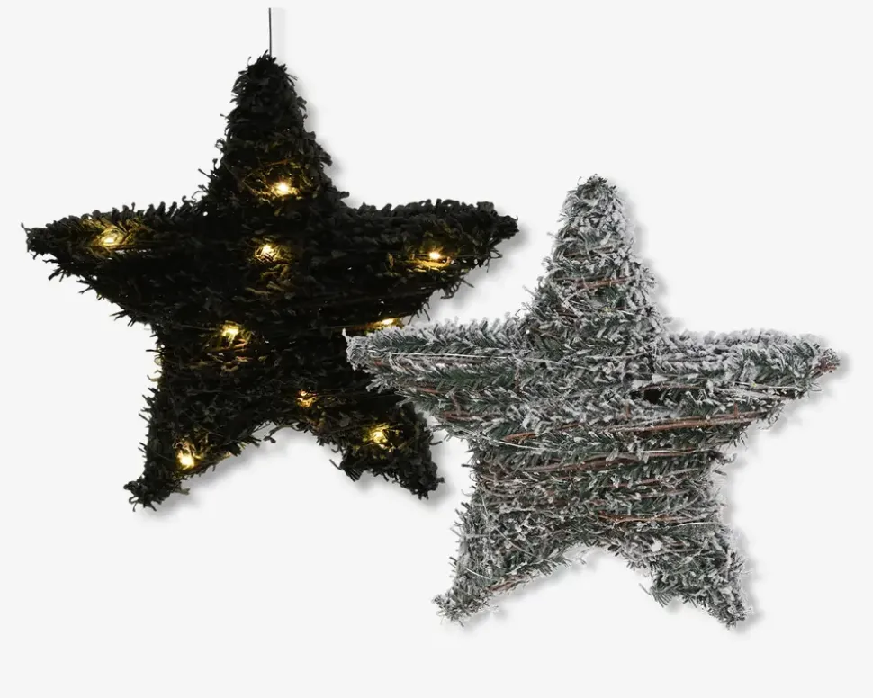 Stjerne Grøn LED 30 cm