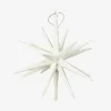 Stjerne M. Glitter Hvid H.15cm