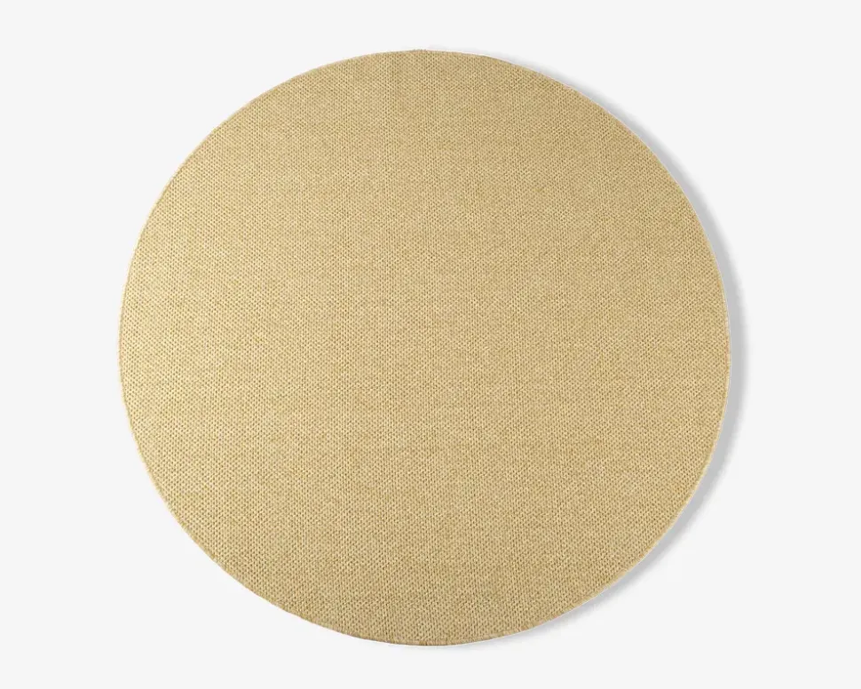Tæppe Monaco sandfarvet Ø. 200 cm