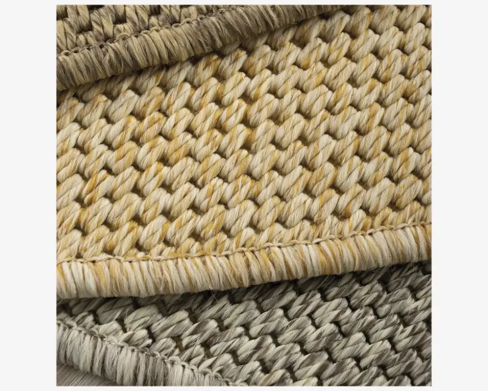 Tæppe Monaco sandfarvet Ø. 200 cm